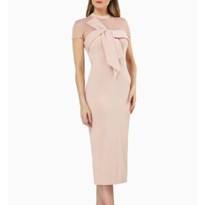 JS Collections Women's Roselle‎ Bow-Trim Dress Sz. 6